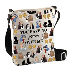 PLITI Labyrinth Gifts You Have No Power Over Me Labyrinth Themed Crossbody Bag For Friend Family Cute Ello Worm Lover Gift (have no power CbagU)