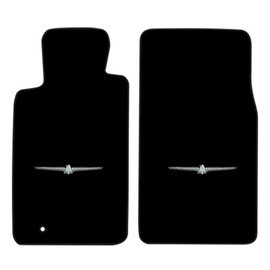 ACC New! 2002-2005 Thunderbird CARPET Black Floor Mats Embroidered Silver Bird Logo