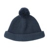 Basic Ench Pon Low Watch Knit Cap, Hat, Shallow Pom