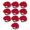 10pcs Wrist Pin Cushion Soft Elastic Heart Shaped Wearable Needle