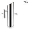 Stainless Steel Water Pitcher Carafe with Ice Guard 70 Ounces