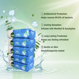 Dettol Antibacterial Soap Bar | Cool Scent (100g x 5) | Gentle Germ Protection with Menthol Freshness (Scent: Cool)