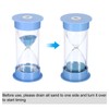 PATIKIL 20 Minute Sand Timer, 2Pcs 5.26 x 2.53inch Small