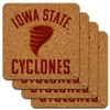 Iowa State University Secondary Low Profile Novelty Cork Coaster Set