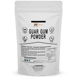 mGanna 100% Natural Guar Gum Powder/Cyamopsis Tetragonolobus as a Thickening Agent in Food and Salad dressings and Cosmetic Formulation 227 GMS / 0.5 LBS