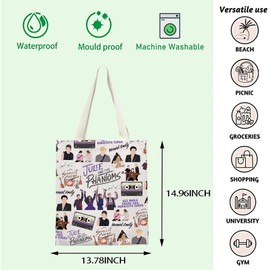 FOTAP Julie TV Show Inspired Gift Julie Ghost Band Gift Music Band Makeup Bag Julie The Phantoms Ghost Band Gift (get woke T)