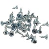 10mm screws M3 Self-Tapping Wood Screw Zinc Plated Small Silver Long 10mm x 3.5mm (0.40"x0.14") Box of 100pcs
