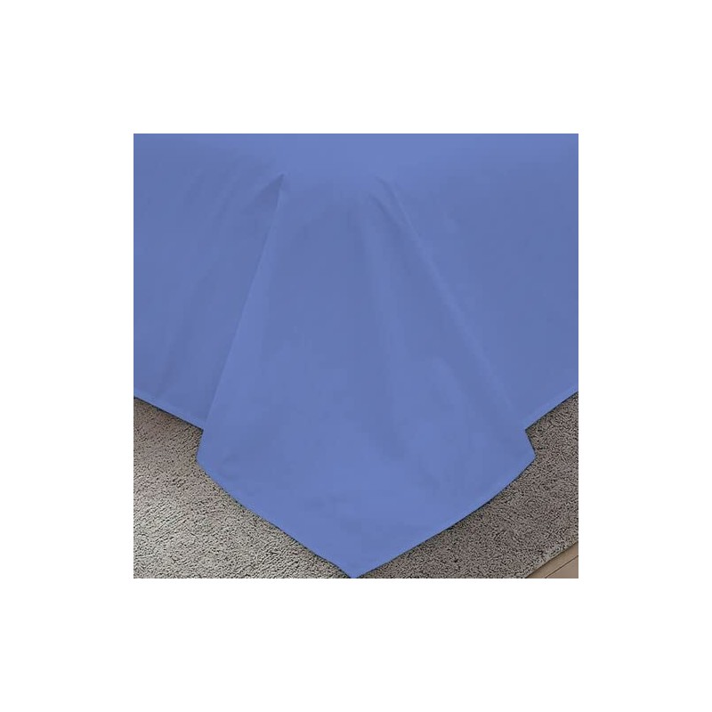 100% Egyptian Cotton Flat Sheet Super Soft Breathable Hypoallergenic Easy