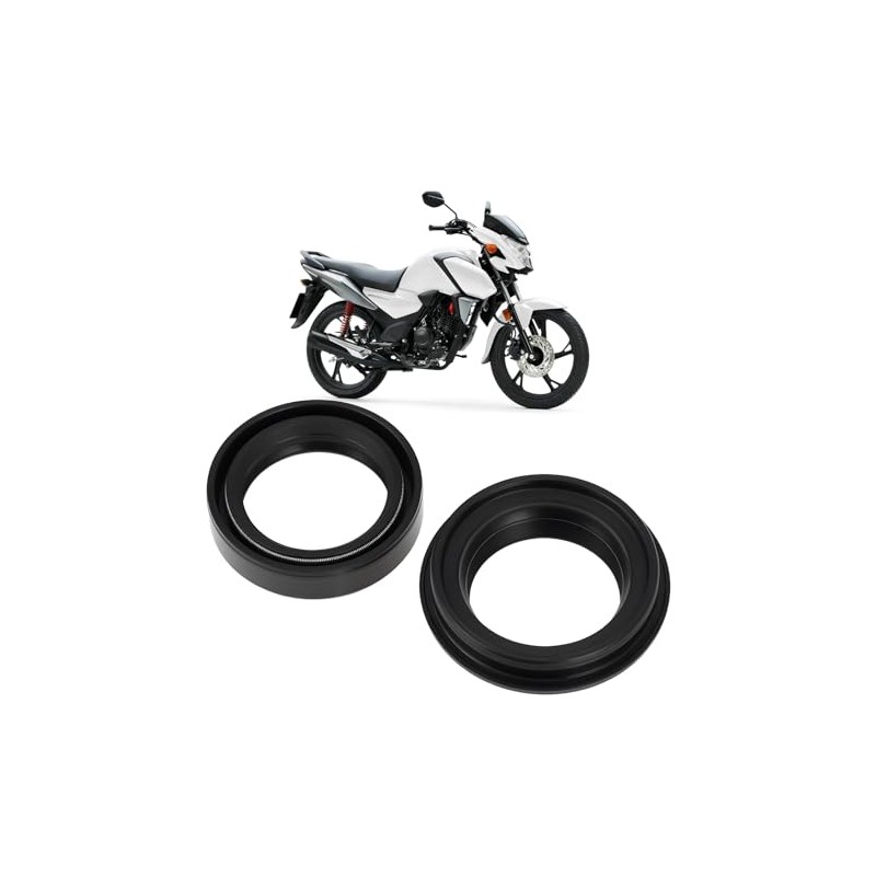 1 Set Motorcycle Fork Dust Seal 31x43x10.5mm Compatible with Honda