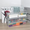 Chistepper 4 Packs Extra Long Pencil Box Large Capacity Pencil