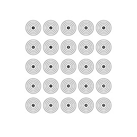 Air Gun Target Papers For Shooting, Reusable BB & Pellet Guns With Trap Net Catcher Training Targets Papers, Pack of 50