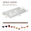 Yivaiks 2pack Bling Wine Glass Holder and Stemware Rack Hanger