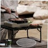 iplusmile Stainless Steel Round Grill Mesh BBQ Net for Outdoor