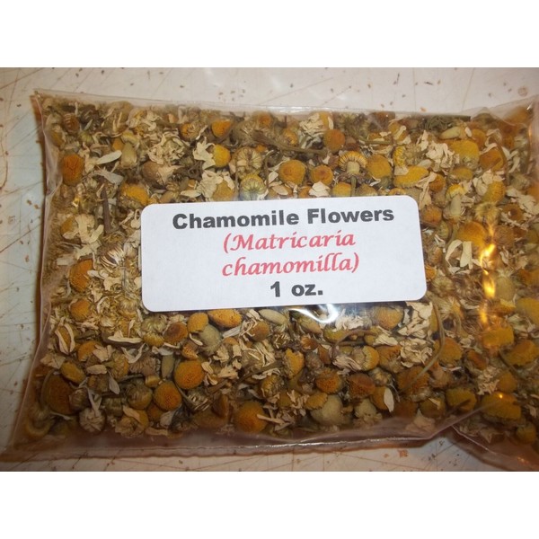 Chamomile Flowers 1 oz. Chamomile Flowers Whole (Matricaria chamomilla)