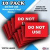 10 Pack - Do Not Use Labels - Electrical Safety
