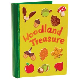 Baker Ross FX107 Autumn Foam Stickers - Pack of 100, Stickers for Arts and Crafts, 3D Foam Stickers, Puffy Stickers for Cards, Paper, Scrapbook and Collage