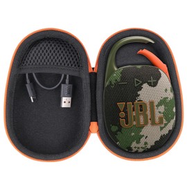 co2CREA Hard Carrying Case Replacement for JBL Clip 5 Waterproof Portable Mini Speaker (Camo Case)