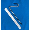 Guy line tensioning Tent Peg reverse hook stainless steel 8