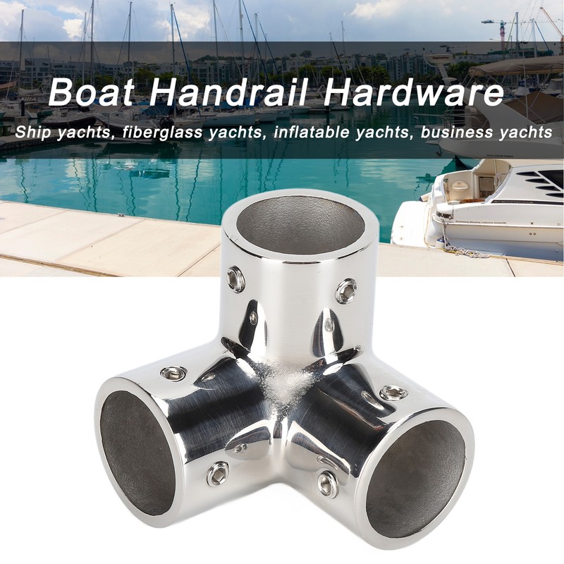 3 Way Corner Tee Joint 316 Stainless Steel Mirror Polished
