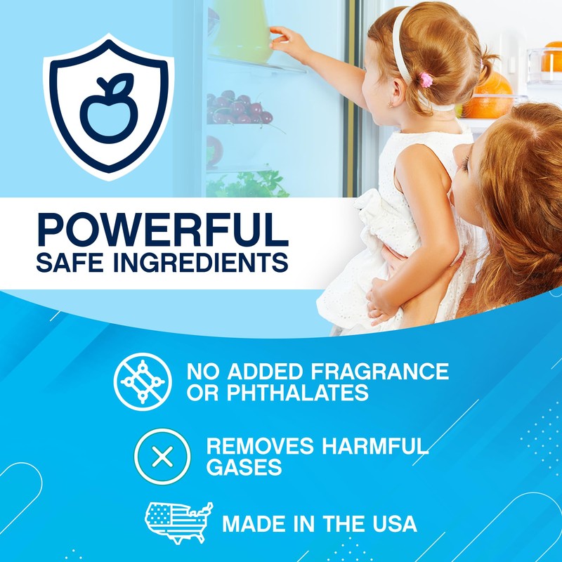 NonScents Refrigerator Deodorizer – Odor Eliminator for Fridge & Freezer