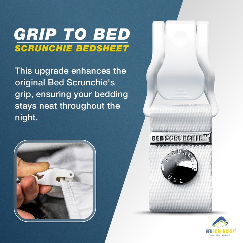 BED SCRUNCHIE - Heavy Duty Fabric Clips (2 Clips)