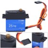25KG Waterproof Digital Servo 180 Degree Metal Gear with Arm
