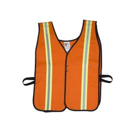 Mutual Industries Fire Retardant Welders Vest, 112LSL, 4X-Large, Orange