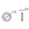 SANEI O-Ring for Sanei Watering Jointers Material NBR 3 Pieces