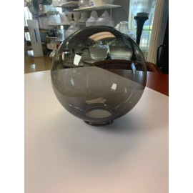 KastLite 10" Smoke Acrylic Lamp Post Globe with 3.91" Fitter Neck