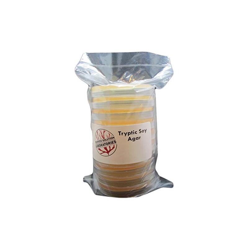 Tryptic Soy Agar (TSA) Prepared - 10, 100 Millimeter Plates