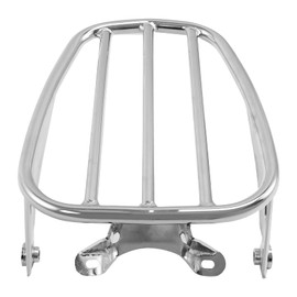 XFMT Motorcycle Chrome Five-Bar Solo Luggage Rack For Harley Softail Heritage Classic Street Bob Deluxe FLDE FLHC FLHCS 2018-2025