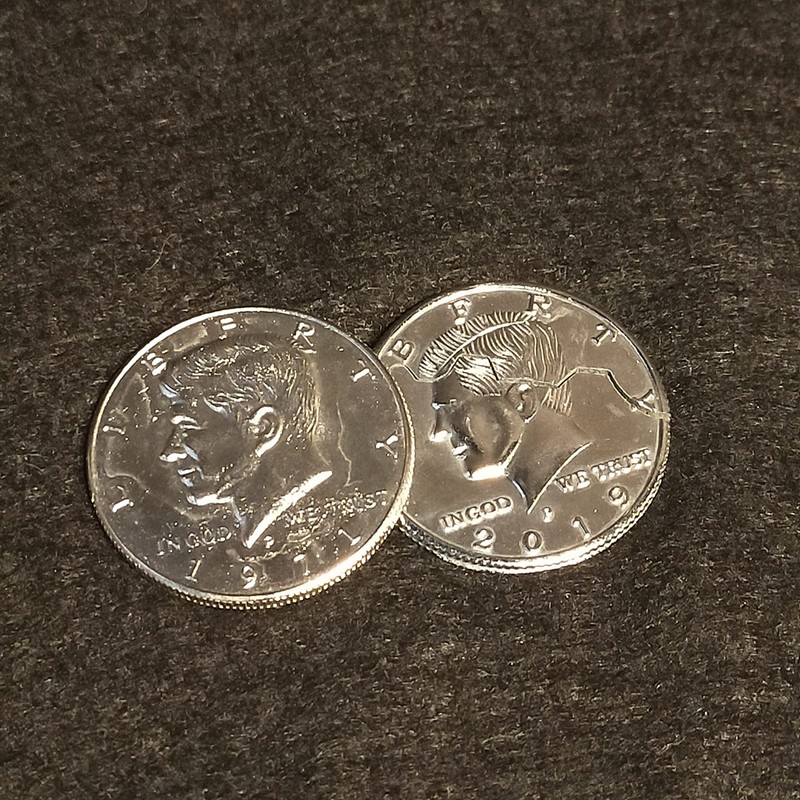 Magic of Nibbling Coins (Just bite a coin and blow