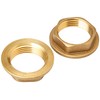 Brass Replacement 3/4" BSP Flanged Metal Bath Tap Backnut -