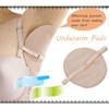UnderarmPads, 2pcs Underarm Pads Reusable Adjusted Breathable Cotton Armpit Sweat