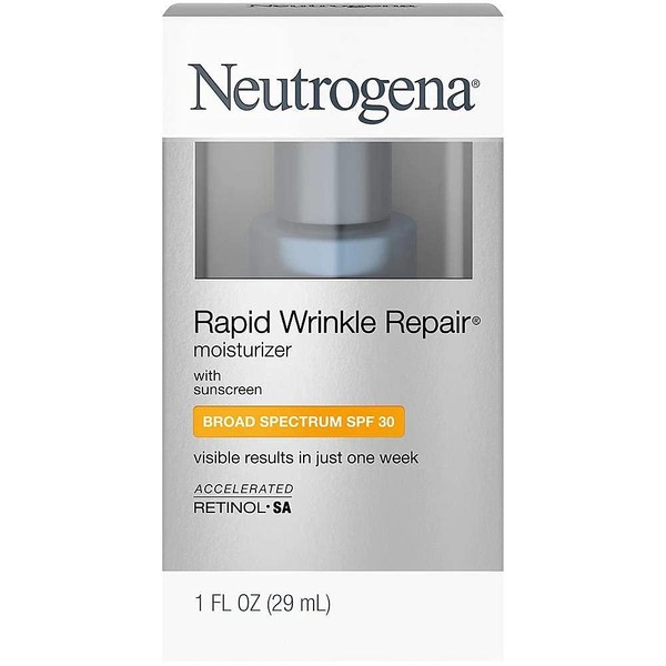 Neutrogena Rapid Wrinkle Repair Moisturizer Spf 30, 1 oz, 2 pack