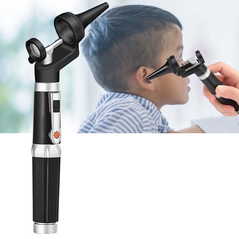Electric Otoscope Diagnostic Otoscope with LED Light Ear Check Examination