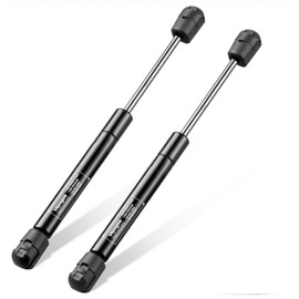 Vepagoo 8 Inch 30Lb/133N Gas Struts Spring Shocks, SX075P30 Lift Support Compatible with Truck Pickup Tool Box RV Cabinet Door Toy Cover Boat Storage Sentry Safe Lid, Set of 2