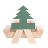 Squirrel Picnic Table Wooden Funny Squirrel Feeder with Corn Cob