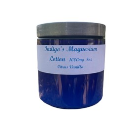 Indigo's Magnesium Lotion 1000mg Per Teaspoon (Citrus Vanilla, 8 oz)