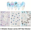 Summer Nail Art Stickers Decals Summer Palm Tree Nail Stickers