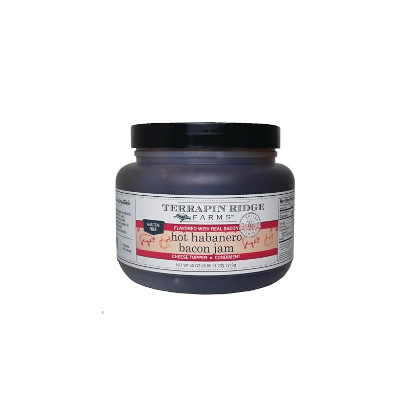 Terrapin Ridge Farms Gourmet Hot Habanero Bacon Jam – Spicy