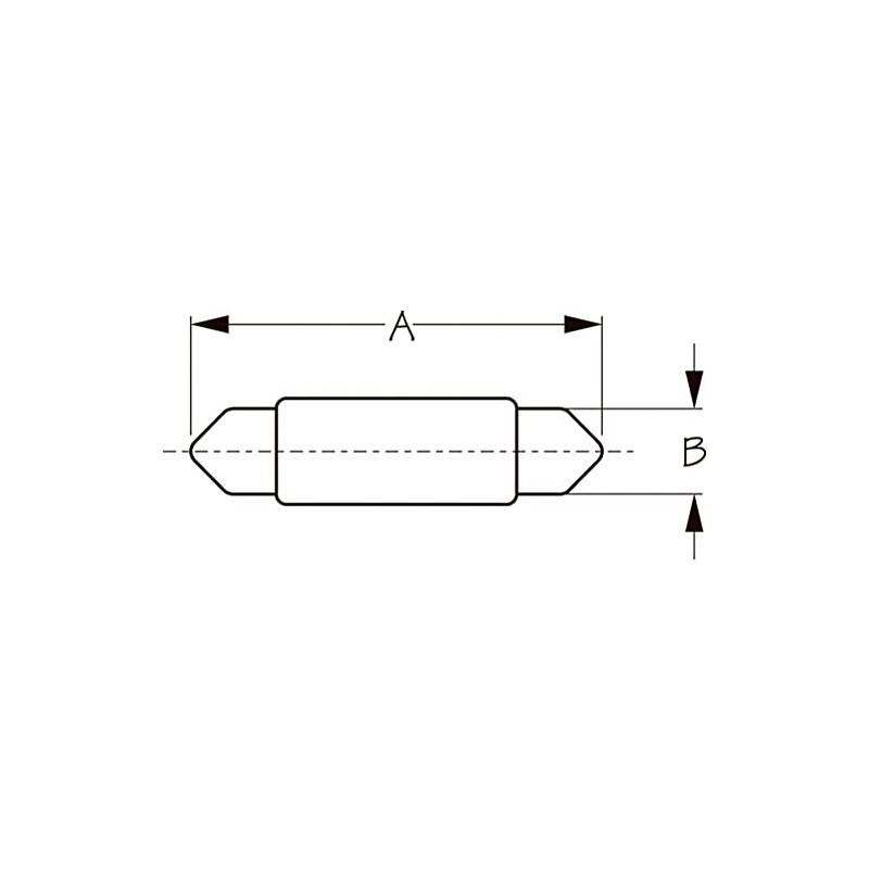 Sea Dog 441071-1 12V Festoon Light Bulb, 10 W /