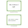 Flash Cards, Ruled with Green Frame, A6, Pack of 80