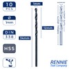 Box Of 10 x 1mm HSS Jobber Drill Bits -
