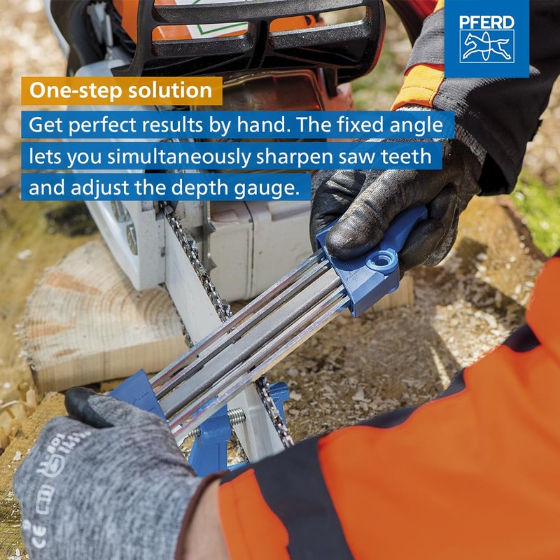 Pferd 17304 Chain Saw Sharpener CS-X, File 7/32 inch, File