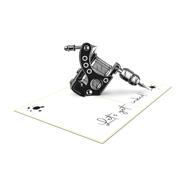 MOKIO® Pop Up Card - Tattoo - 3D Greeting Card