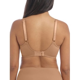 Fantasie Women's Fusion Underwire Side Support Bra Full Coverage, Sheer, Cinnamon, 34FF
