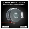 Vileda Cordomatic Retractable Washing Line 15m Wall Mounted Clothes Line