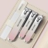 Nail Clipper, Straight Blade, Curved Blade, Nail File Set of