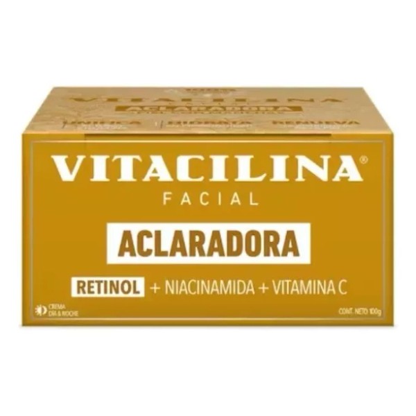 Vitacilina Facial Crema Aclaradora Retinol Día Noche 100gr
